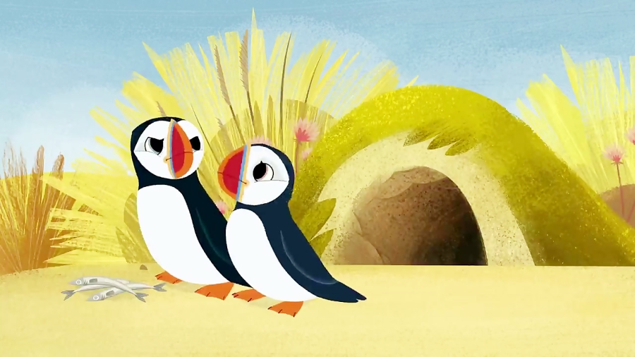 انیمیشن صخره پافین ها Puffin Rock - فصل 2 قسمت 2 ( 4 تا 6 )